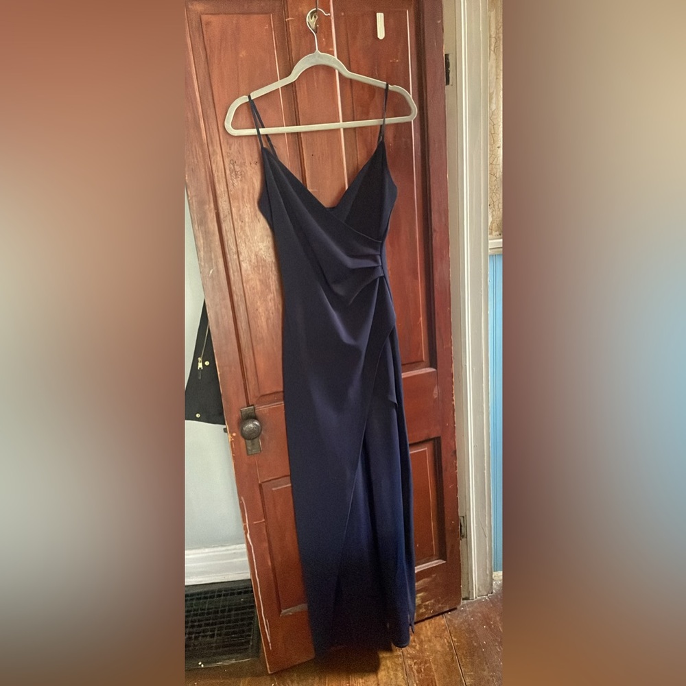Elegant Navy Blue Dress